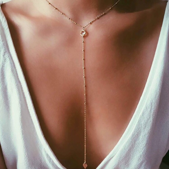 Jewelry - 3 for $25⚡️micro bead crystal tassel necklace